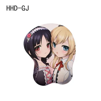 

Logetich Zero Rem 3D Soft Breast Gaming Mouse Pad Mat Anti-skid with Gel Wrist