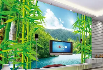 

customize 3d luxury wallpaper Bamboo forest landscape 3d wall paper photo murals bedroom wallpaper papel pintado moderno