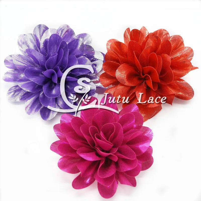 3.75''Scallop shiny flower (14)