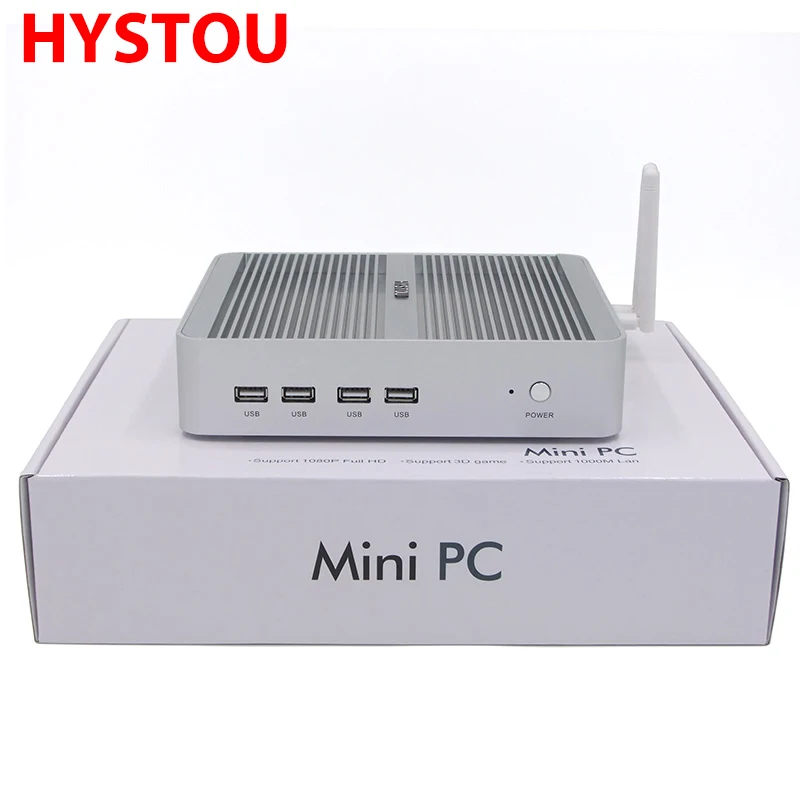 

Hystou Mini PC Intel Core i5 7200u i3 7100u 7th Gen Kaby Lake Windows 10 Fanless Mini PC 4K HTPC minipc Nuc HD Graphics 620