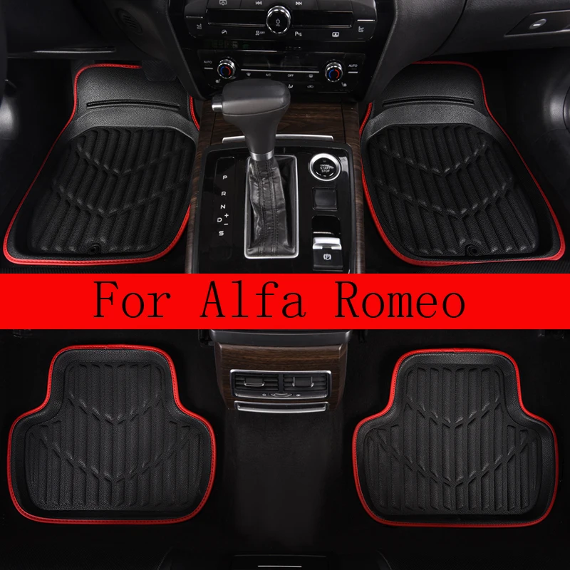 

Universal Leather Car Floor Mats For Alfa Romeo