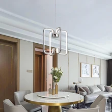 Gold/Chrome Plated Finish Modern led Pendant lights for living Room bedroom dining room home Deco 110V 220V Pendant Lamp Fixture modern aluminum iron metal pendant lights gold silver black white nordic designer plated ring pendant lamp for home room pll 769