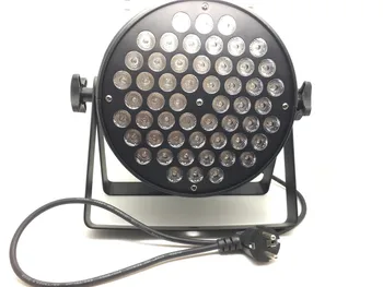 

2 sets 54x9w LED par light RGBW DMX512 control dedicated stage lighting equipment party bar KTV disco DJ panel light