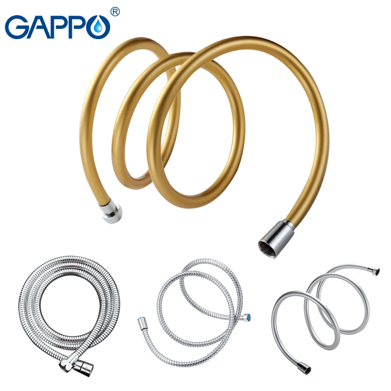 GAPPO السباكة خراطيم PVC مرنة دش خرطوم الحمام دش حوض دش سيليكون خرطوم انفجار برهان أنابيب