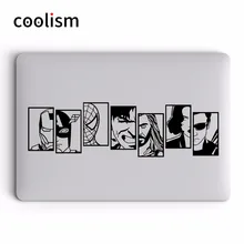 Супергерой Memembers портреты ноутбука Стикеры для Apple Macbook Наклейка Pro Air retina 11 12 13 14 15 дюймов Mac ноутбук наклейка кожи