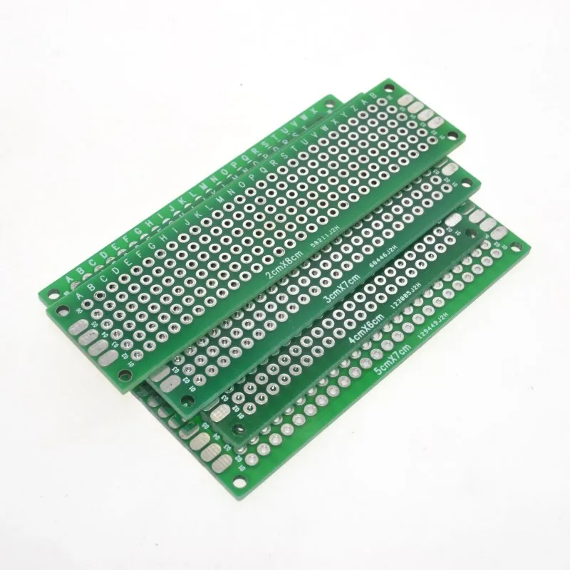 Dropshipping 4PCS 5x7 4x6 3x7 2x8cm double Side Copper prototype pcb Universal Board Fiberglass board for Arduino | Электронные