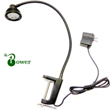 5 Вт деревянный Рабочий зажим светодиодный светильник