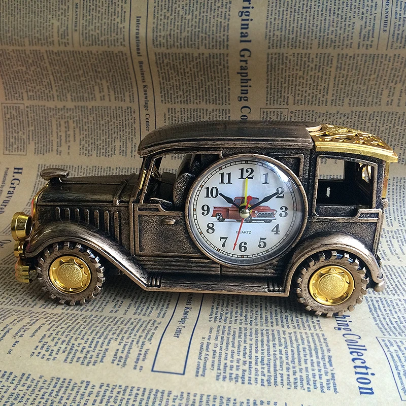 Alarm Clock Classic Car Truck Style Portable Special Electric Table