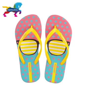 

Hotmarzz Women Fashion Flip Flops Beach Slippers Summer House Shoes Woman Flat Sandals Glasses Print Female Home Slippers