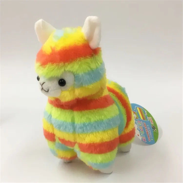 Аниме Kawaii Япония Альпака лама 13 16 см Плюшевые игрушки с бантом плюш Alpacasso мягкая