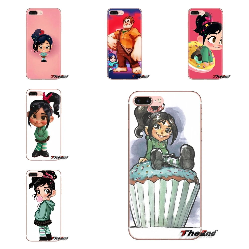 Для LG G3 G4 Mini G5 G6 G7 Q6 Q7 Q8 Q9 V10 V20 V30 X Power 2 3 K10 K4 K8 2017 Vanellope Von Schweetz разрушить его Ральф