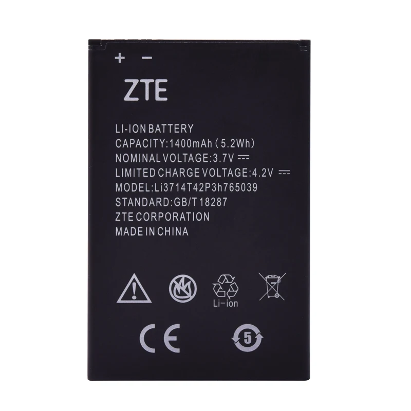 Оригинальная SIYAA батарея LI3714T42P3H765039 для zte Blade A3 T220 AF3 T221 A5 AF5, Высокая Замена, аккумулятор, реальная емкость, 1400 мАч