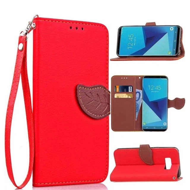 

Luxury PU Case Bag For Samsung Galaxy S8Plus S7 S6 Edge S5 S4 S3 J1 Mini J3 J5 J7 2017 2016 Tree pattern Leaf Style Phone Cover