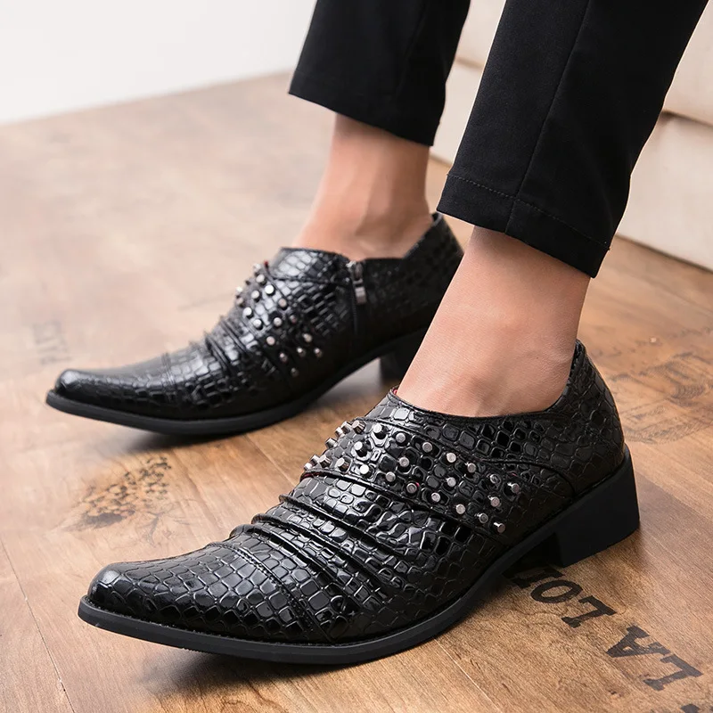 De Primavera Couro Mexemina Britânico Sapatos Pequenos Homens Juventude Nova 38 red Terno Outono Tamanho Zapatos Mujer Preto Lazer Dos 44 Preto 5xWYx8