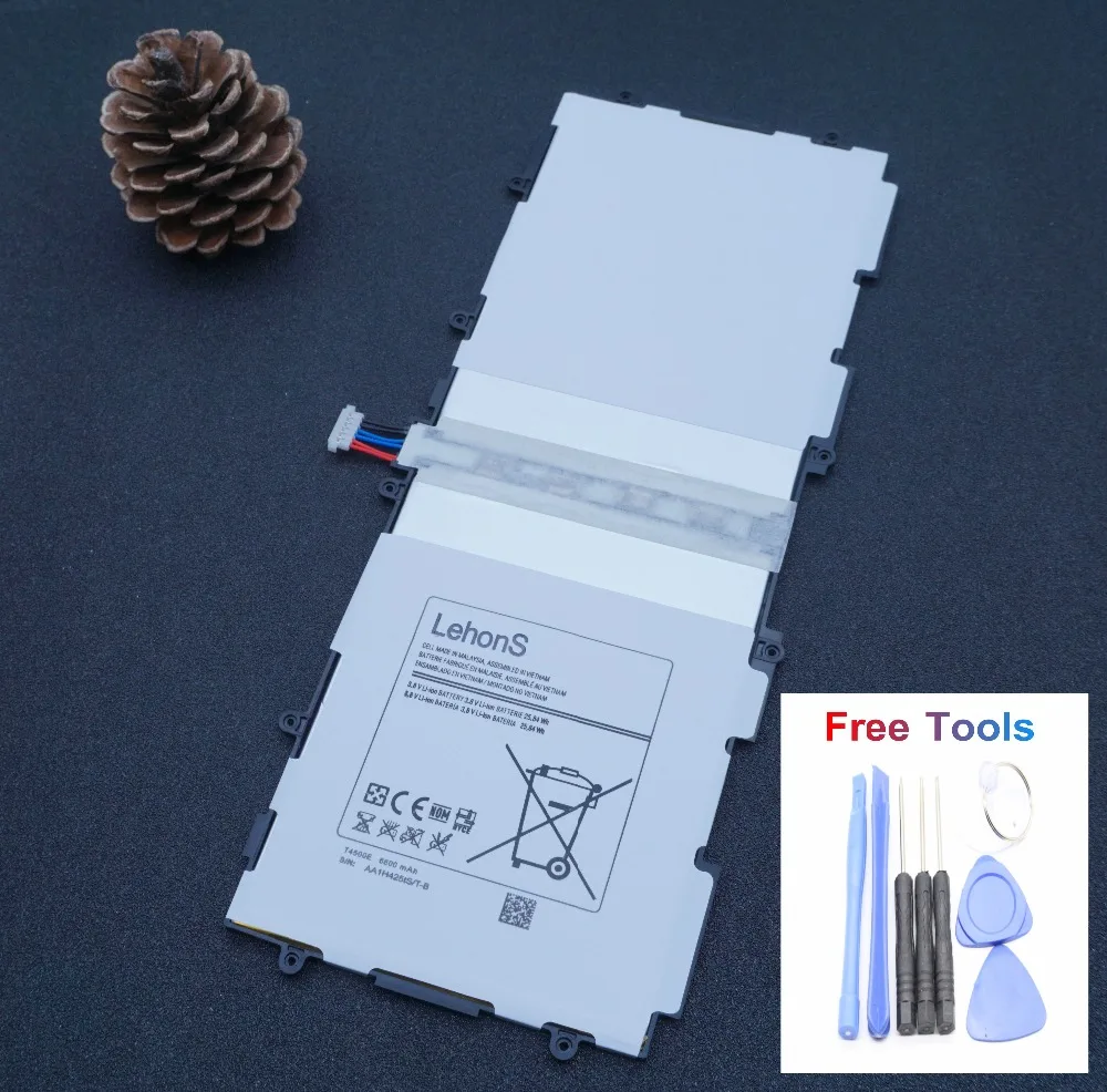 

LehonS 1X 6800mAh Tab Replacement Battery For Samsung Galaxy Tab 3 10.1 P5200 P5210 GT-P5200 GT-P5210 T4500E / T4500C With Tools