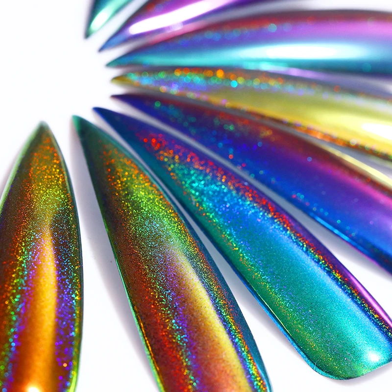 born pretty 0 5g chameleon peacock holographic nail powder mirror effect nail chrome pigment born pretty 0 5g chameleon peacock holographic nail powder mirror effect nail chrome pigment