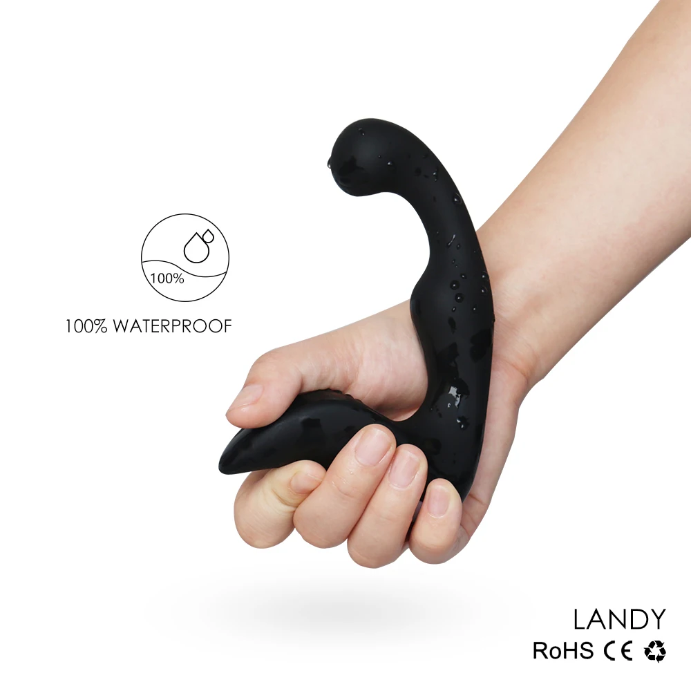 Vibrador USB masajeador de próstata masculino vibrador Anal de silicona 9 velocidades Butt Plug jug