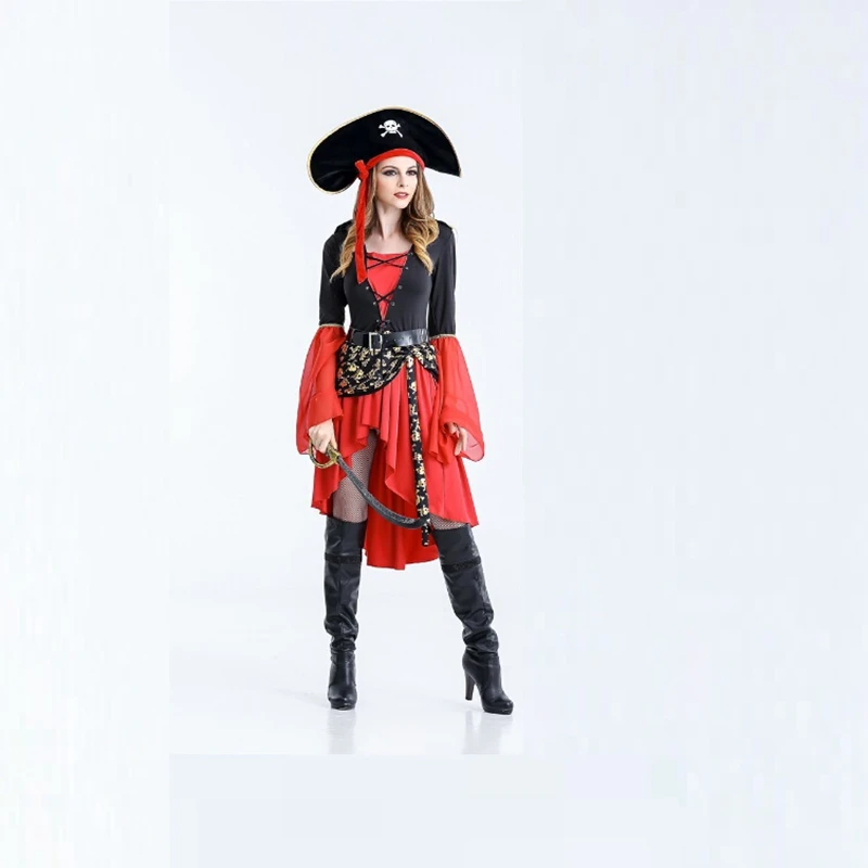 Hot Mulheres Sexy Cosplay Partido Trajes Cosplay Adulto Mulheres Sexy Trajes Do Pirata do Dia Das Bruxas