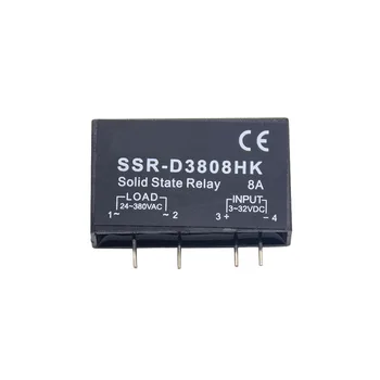 

PCB Dedicated with Pins SSR-D3808HK 8A DC-AC Solid State Relay SSR D3808HK