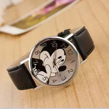 2019 New brand Cartoon Mickey Mouse Women Watch boy girl Outdoor Sport watches leather quartz Watches