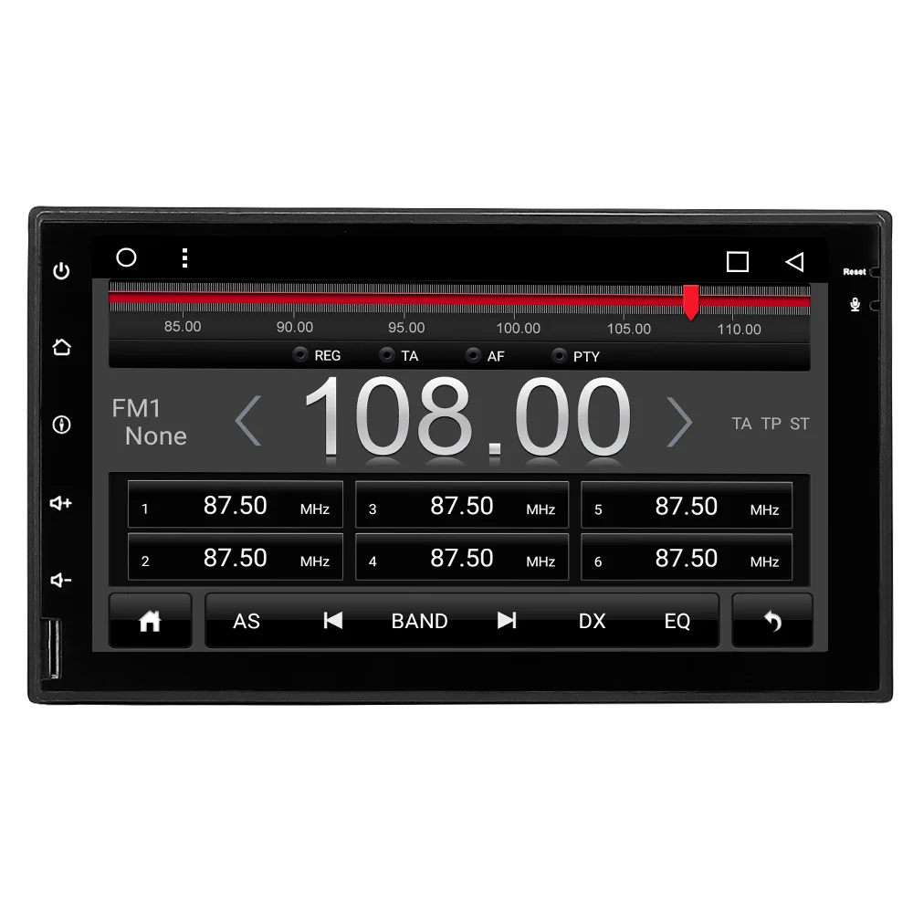 Perfect Eunavi 7" Double 2 Din TDA7851 Universal Android 8.1 Car Radio PC 1024*600 Autoradio GPS Navi wifi Bluetooth free frame camere 4