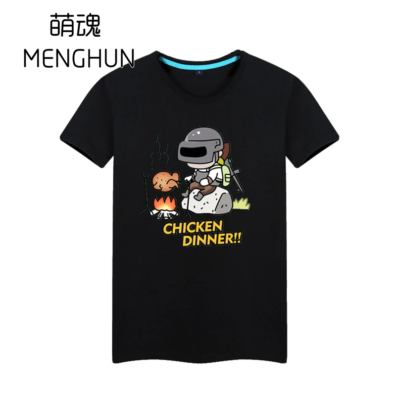 

Lovely PUBG t shirts game gift winner winner chicken dinner cartoon t shirts game fans gift ac1157