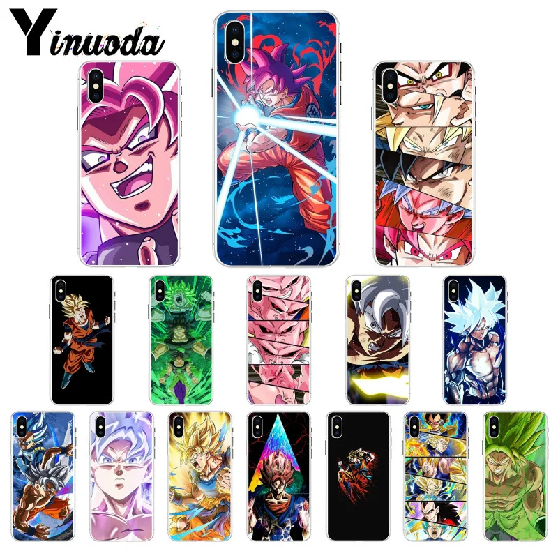

Yinuoda DRAGON BALL Z DBZ Goku TPU Phone Case Cover Shell for iPhone X XS MAX 6 6s 7 7plus 8 8Plus 5 5S SE XR