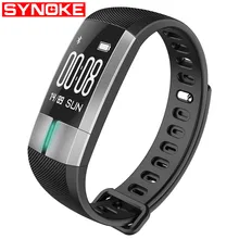 SYNOKE NEW Men's Ladies Wrist Watches Bluetooth Smart Sports Watch With Heart Rate Monitoring Sport Mode Waterproof Fitness original waterproof u8s sport u watch bluetooth smart wrist sports