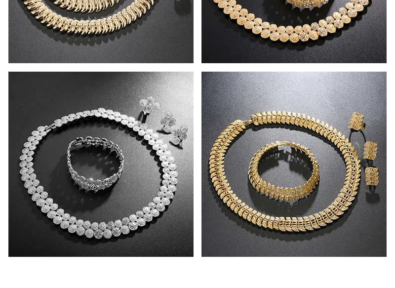 AYAYOO Jewelry Sets Women African Beads Jewelry Set Trendy Choker Turkish Ethiopian Wedding For Brides Costume Jewelry Set (5)