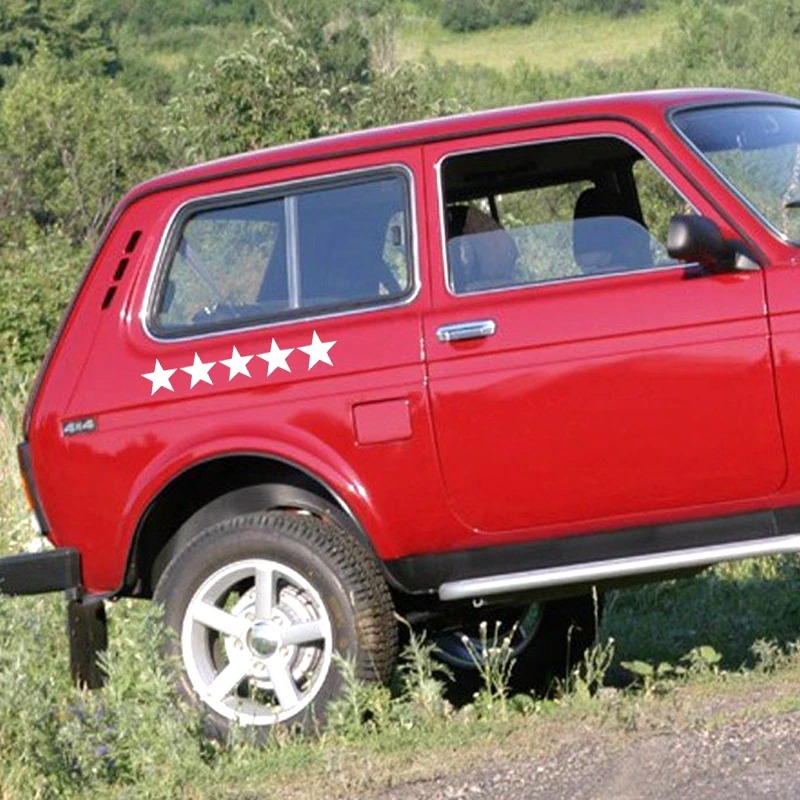 CK2600#50.5*10см наклейки на авто Звезды 2 водонепроницаемые машину наклейка для