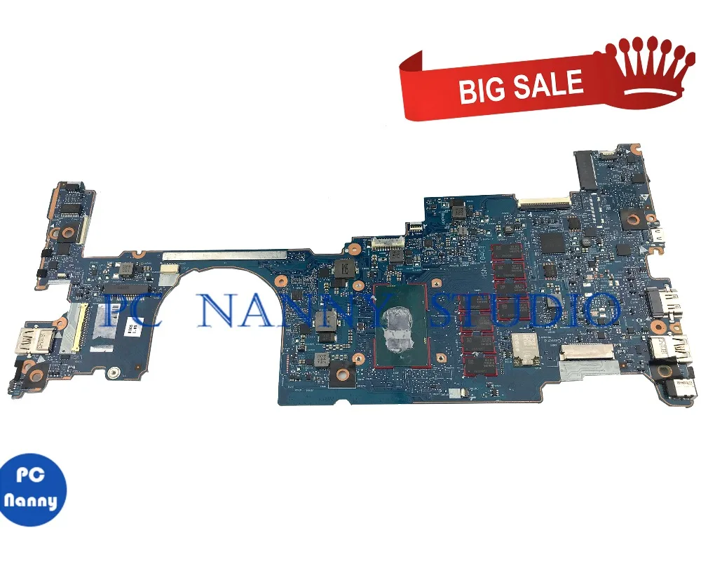 PCNANNY для HP EliteBook X360 1030 G2 материнская плата SR2ZU i7-7200 6050A2848001-MB-A01 протестирована |