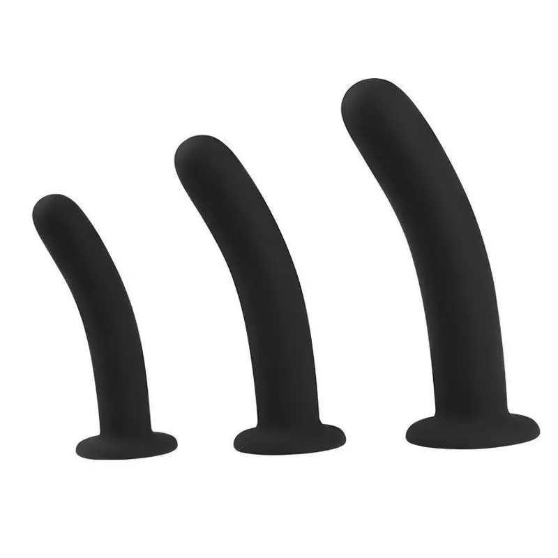 New Small Medium Large Anal Plug Sex Toys Black Soft Silicone Butt Massage Masturbating Products for Women and Men. | Красота и