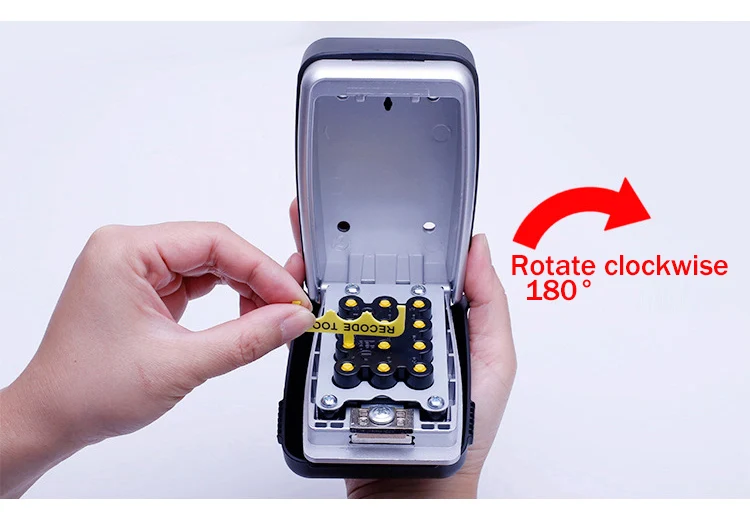 Chave de Bloqueio Caixa de Segurança Montagem na Parede Caixa para Casa Mestre Metal Senha Locker Combinação Código Chaves Keepr Armazenamento Empresa Fábrica Uso Mod. 90476 7 metal senha locker montagem na parede combinação