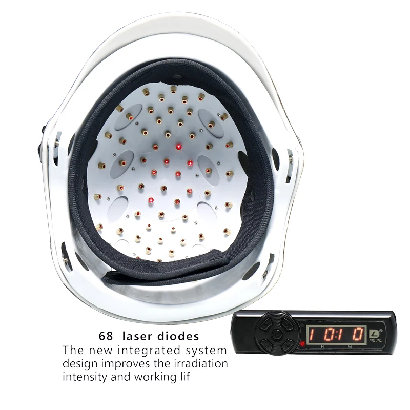 

68 Medical Diodes Laser Hair Regrowth Helmet 68 Medical Diodes Hair Regrow Treatment Product Anti Hair Loss Hair Growth Laser M