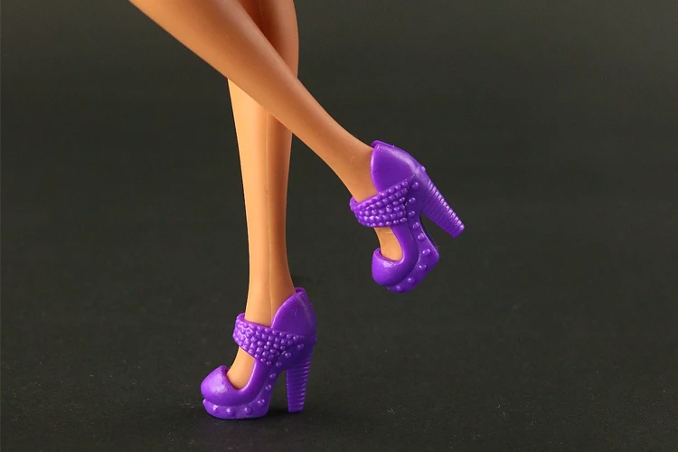 Г., Высококачественная оригинальная обувь модная желтая обувь с кристаллами для куклы Барби 15 стилей