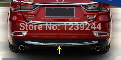 

Rear Tail Bumper Guard Bottom Cover Trim Sill Plate For Mazda 6 M6 2014