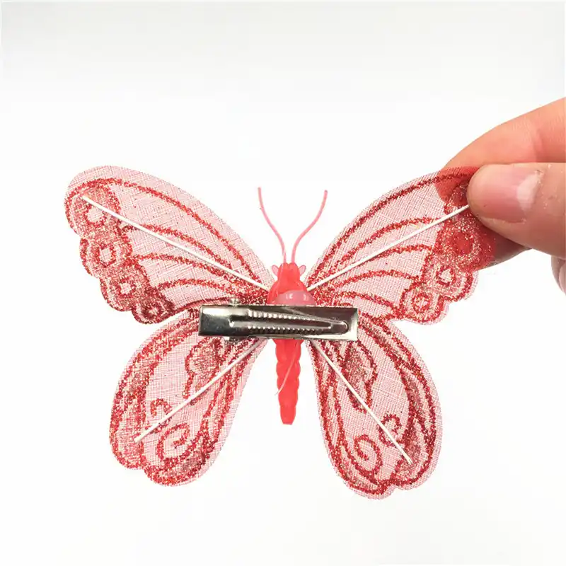 6 Pieces Lot Hanging Butterflies Curtain Butterfly Wedding