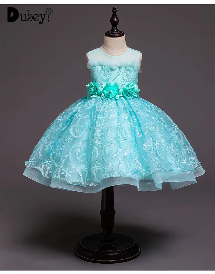 

Sequins Tutu Princess Dress for Teenager Elegant Girl Evening Prom Party Dress New Kids Frocks Clothes