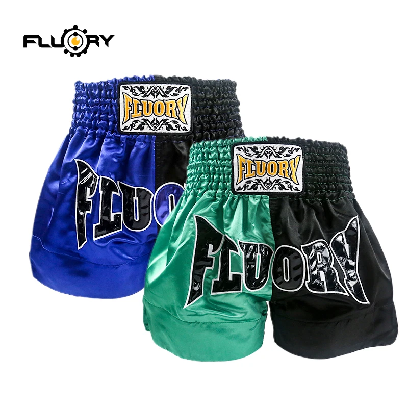 Черно белые шорты muay thai с принтом и вышивкой mma для тренировок соревнований