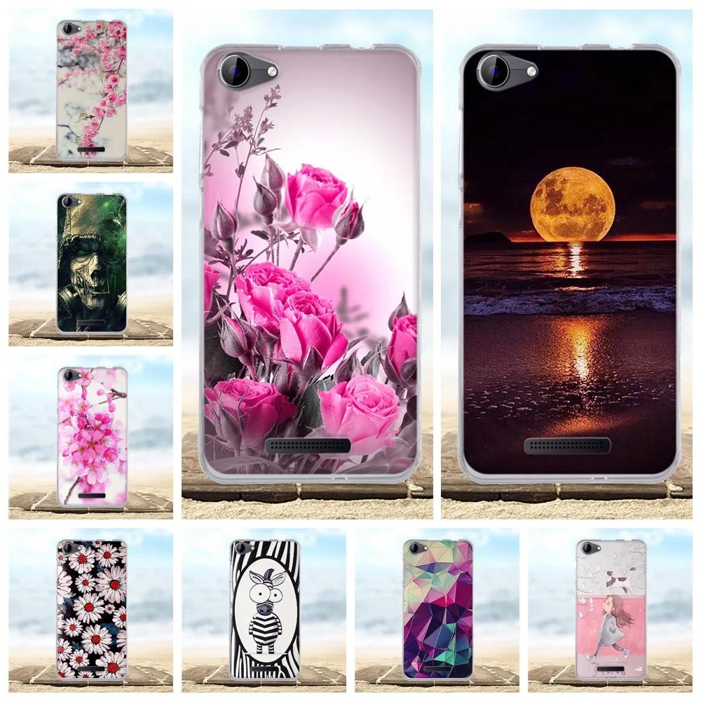 

For BQ BQS BQ-5059 Strike Power Case Cover 3D Flower Pattern Capa For BQ Strike Power Case Soft Silicone For BQ 5059 Phone Cases
