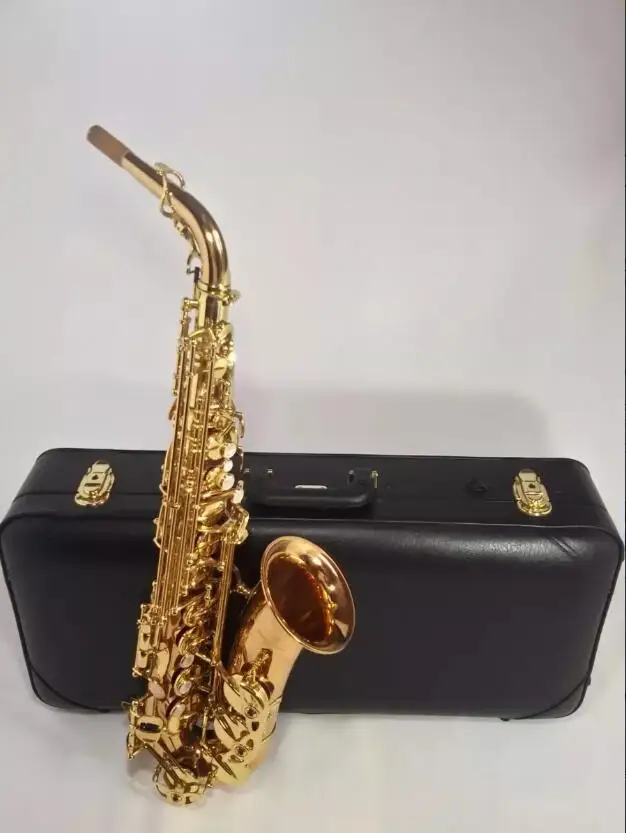 Saxphone-Alto-Yanagisawa-A-WO1-992-Bronze-Gold-Lacquer-Made-In-Japan-Professional-Brass-Instruments-Music