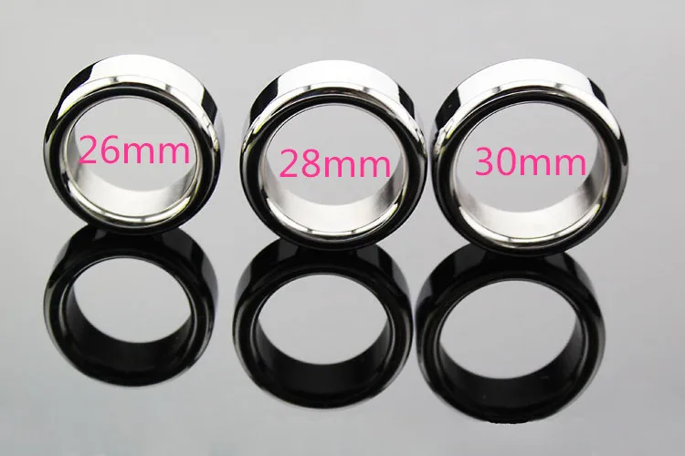 Dia 26/28/30mm pene de Metal de la joyería joya verga de metal bola
