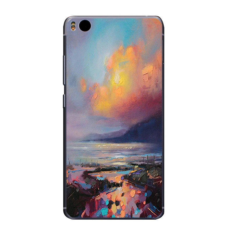 6376 15 Чехол для телефона Xiaomi 5C Mi5 для Xiaomi Mi5S оболочка для Xiaomi 5S Plus чехол мягкий TPU для Xiaomi 6 Plus дизайн «масляная живопись» - Цвет: 6376 15