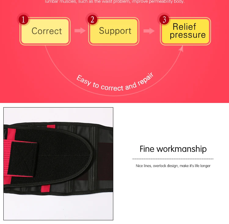 Пояс для поддержки спины пояс для терапии спины Расширенный Поясничный пояс для похудения дышащий сетчатый стальной пластинчатый защитный спортивный пояс