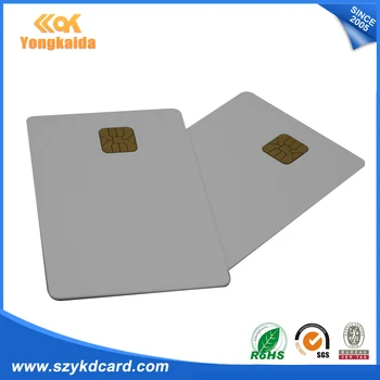 

YongKaiDa Good quality 1000pcs/lot 16K PVC blank card Contact Smart Card Fudan ATMEL 24C16 contact card