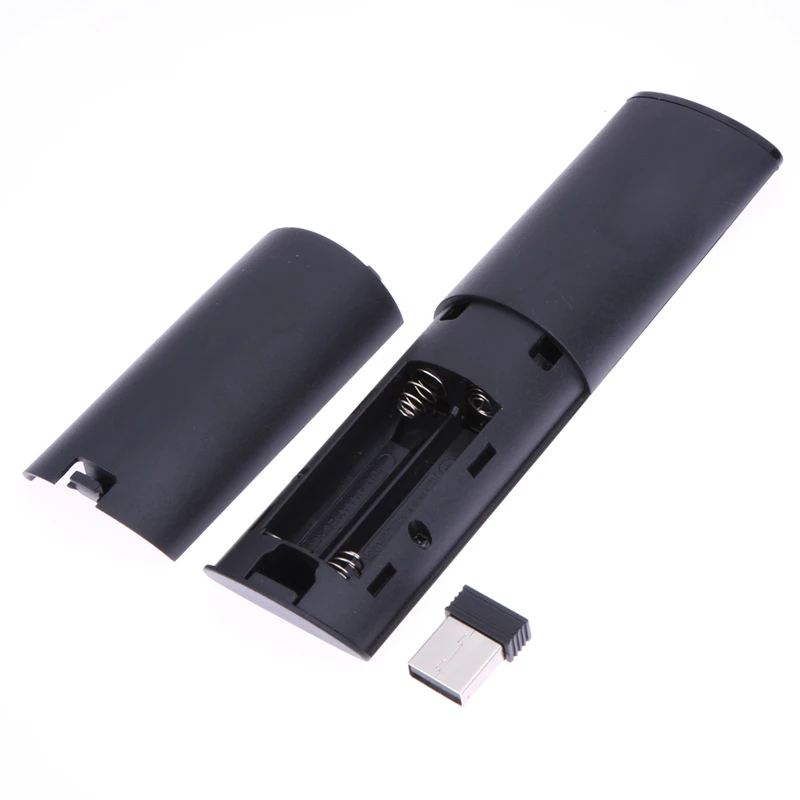 الأسود العالمي FM4 2.4 GHz اللاسلكية التحكم عن بعد مع USB استقبال استبدال للكمبيوتر التلفزيون العارض للتلفزيون الذكية