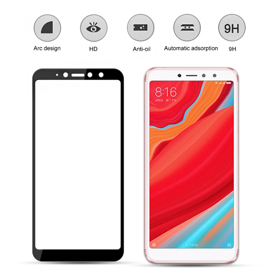Защитное стекло для Xiaomi Redmi S2 защита экрана закаленное xiomi xaomi xiami redm 9t note k30 pro k