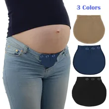 2020 maternidad embarazo accesorios soporte de la cintura cinturón extensor ajustable elástico pantalones cintura cinturón de maternidad