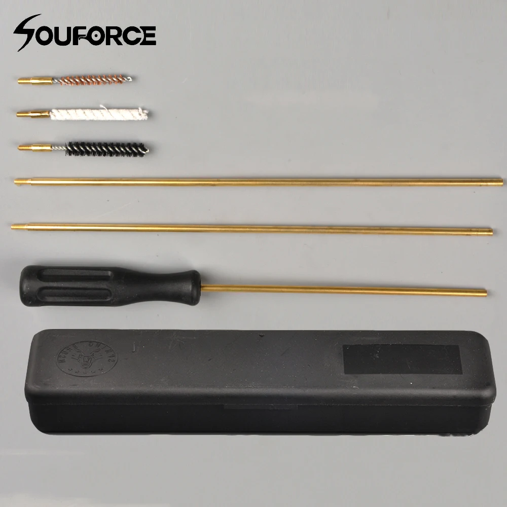 

Cleaning Brush Kit .177(4.5mm) and .22 (5.5mm) Gun Cleaning Kit Accessory for Air Rifle/Pistol/Barrel/Scope Hunting