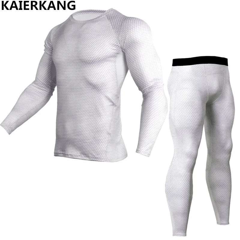 

Newest Fitness Compression T Shirt Men 3D Printed MMA Crossfit Muscle mens Shirt Leggings Base Layer Tight Long sleeve T-shirt